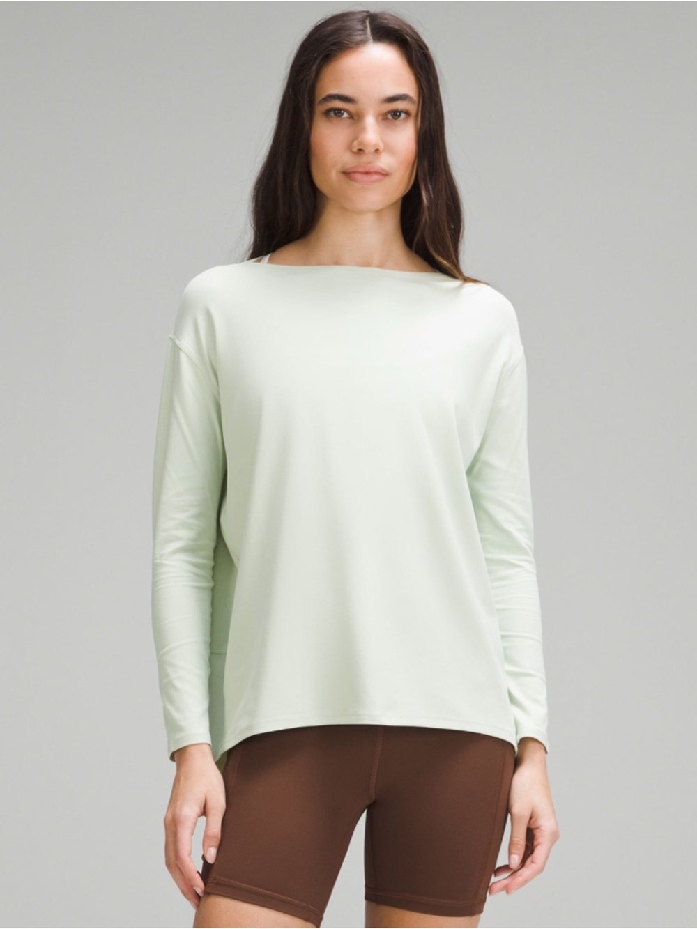 EUC Lululemon Back in Action Long Sleeve Shirt size 14